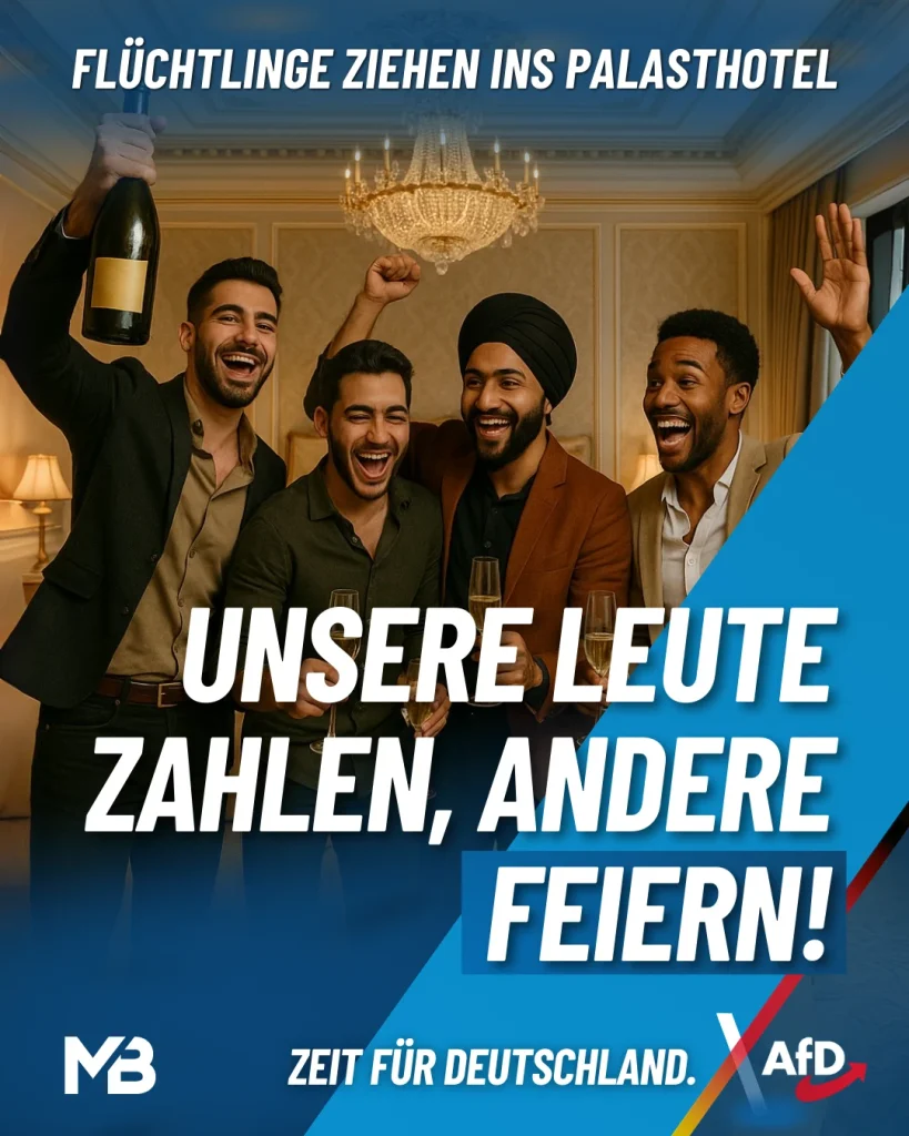 Unsere Leute zahlen, andere feiern!