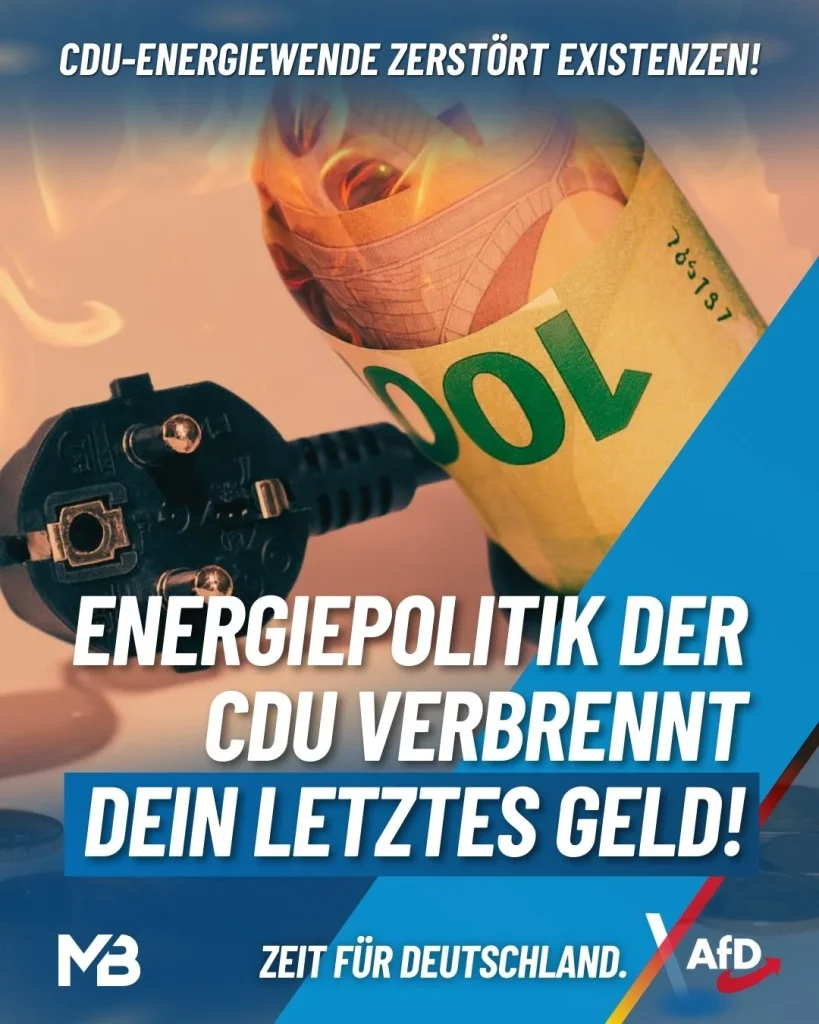 CDU-Stromwahnsinn