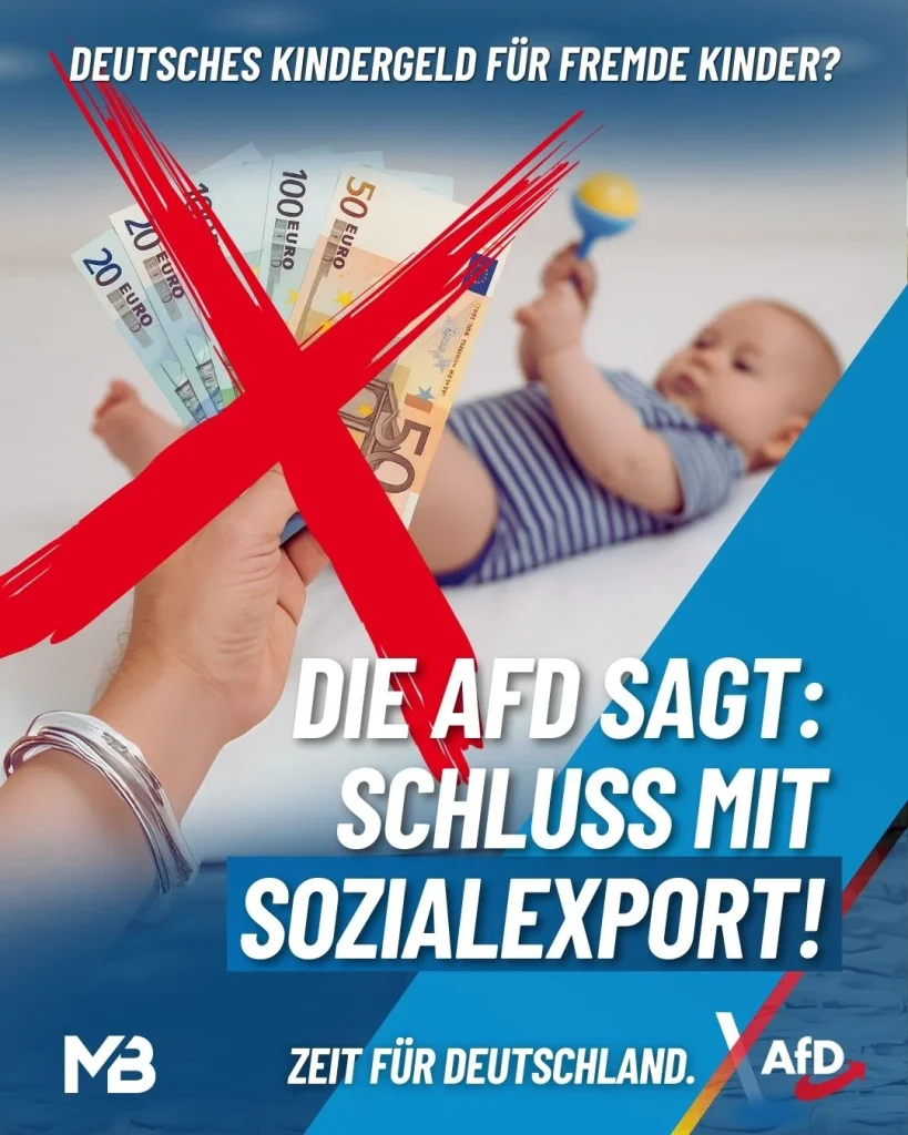 Kindergeld ins Ausland? Schluss mit Sozialexport!
