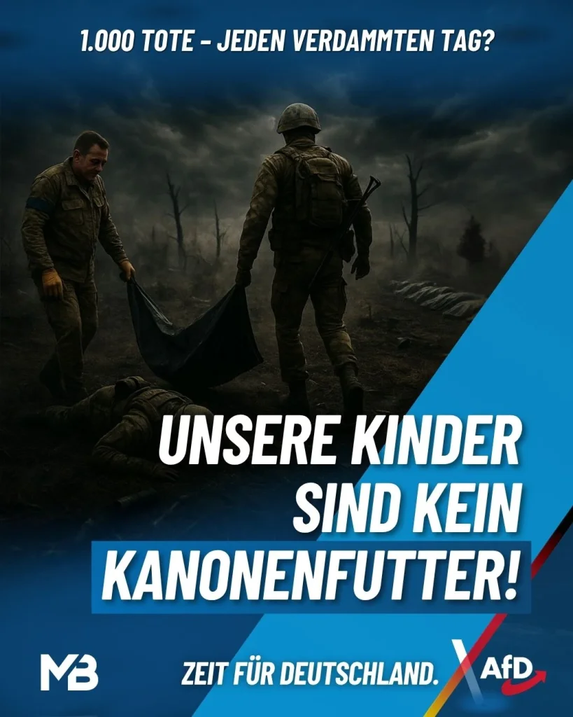 Unsere Söhne sind nicht eure Soldaten!